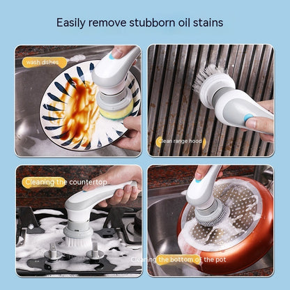 SpinClean 4-in-1 Electric Scrubber – Cordless & Portable