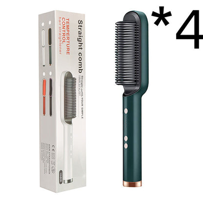 GlamBrush Dual Hair Styler – Straighten & Smooth