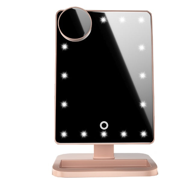 LumiTouch Makeup Mirror – LED Lights with Bluetooth Music
