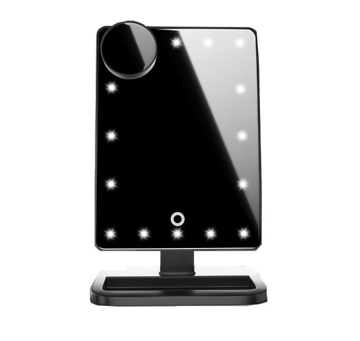 LumiTouch Makeup Mirror – LED Lights with Bluetooth Music