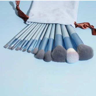 GlowKit 13-Pc Makeup Brushes – Essentials for Face & Eyes