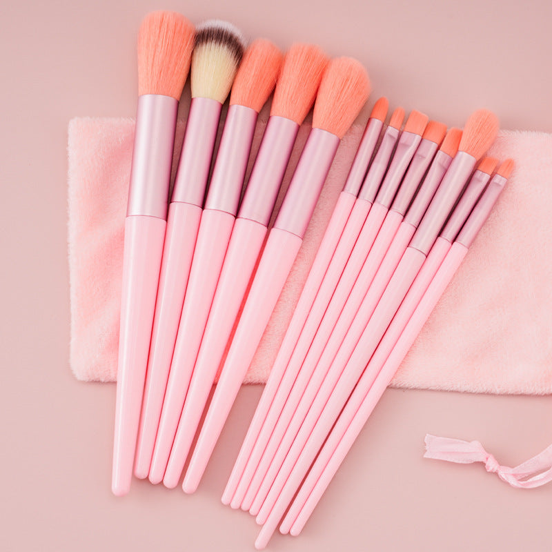GlowKit 13-Pc Makeup Brushes – Essentials for Face & Eyes
