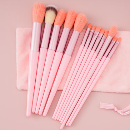GlowKit 13-Pc Makeup Brushes – Essentials for Face & Eyes