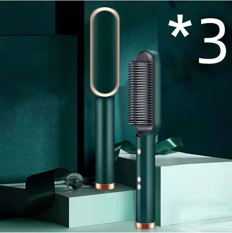 GlamBrush Dual Hair Styler – Straighten & Smooth