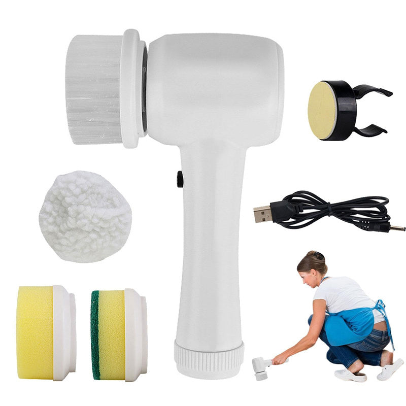 SpinClean 4-in-1 Electric Scrubber – Cordless & Portable