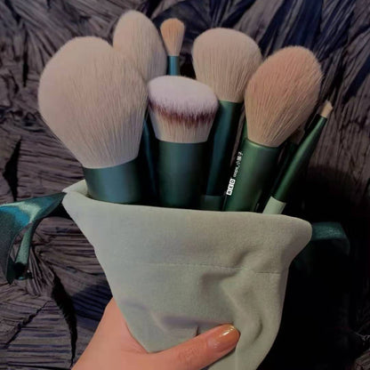 GlowKit 13-Pc Makeup Brushes – Essentials for Face & Eyes