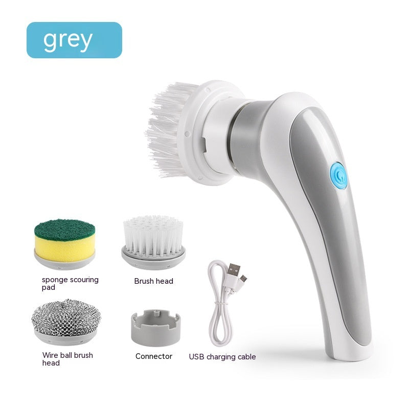 SpinClean 4-in-1 Electric Scrubber – Cordless & Portable