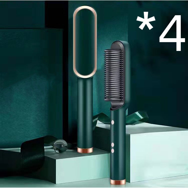 GlamBrush Dual Hair Styler – Straighten & Smooth