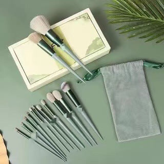 GlowKit 13-Pc Makeup Brushes – Essentials for Face & Eyes