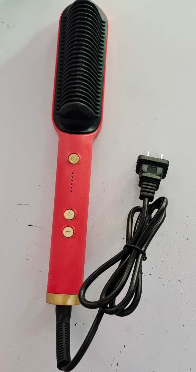 GlamBrush Dual Hair Styler – Straighten & Smooth