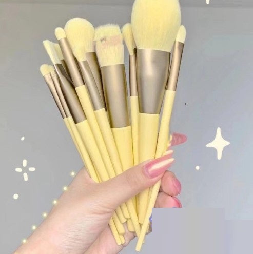 GlowKit 13-Pc Makeup Brushes – Essentials for Face & Eyes