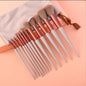 GlowKit 13-Pc Makeup Brushes – Essentials for Face & Eyes