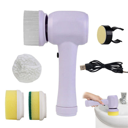 SpinClean 4-in-1 Electric Scrubber – Cordless & Portable