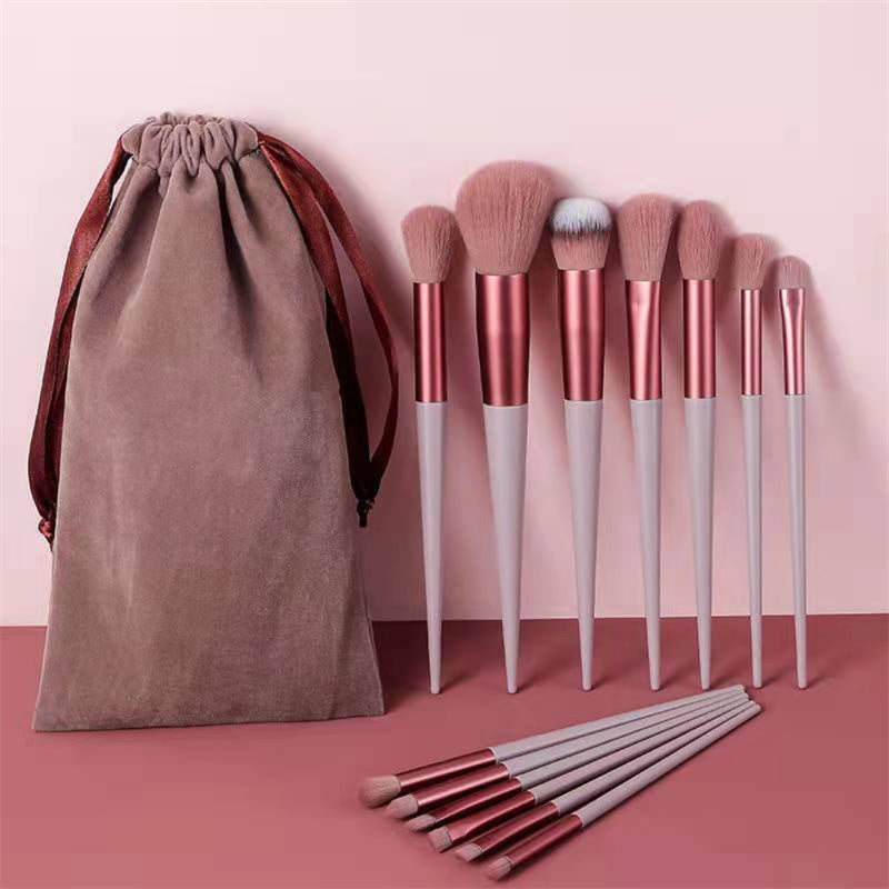 GlowKit 13-Pc Makeup Brushes – Essentials for Face & Eyes