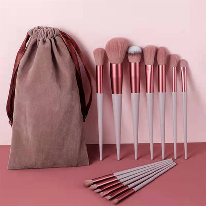 GlowKit 13-Pc Makeup Brushes – Essentials for Face & Eyes