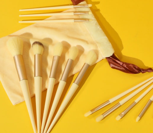 GlowKit 13-Pc Makeup Brushes – Essentials for Face & Eyes
