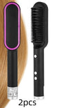 GlamBrush Dual Hair Styler – Straighten & Smooth